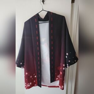 Kitsune Yokai Fox Fairy Japanese Open Jacket (Happi) - Regular Size